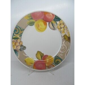 Mikasa Heritage CAB04 Orchard Odyssey 12 3/4" Round Chop Plate Platter Plate EUC